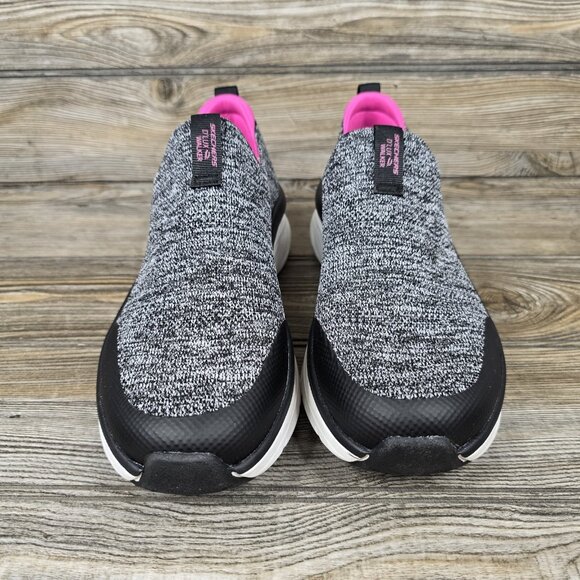 NEW Skechers Relaxed Stretch Fit D'Lux Walker Memory Foam Gray Shoes Women's 8 - Picture 4 of 9